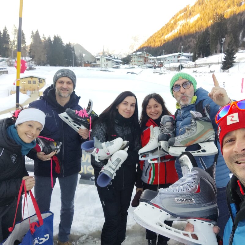 Pattinaggio con Laura